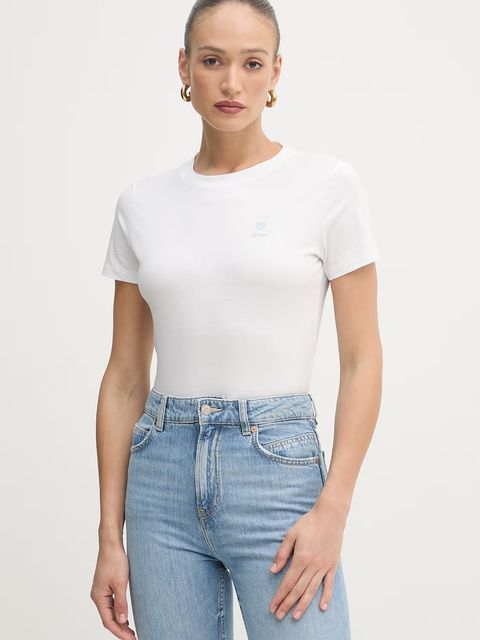 BOSS Orange T-shirt damski bawełniany C_Esogo_3 - zdjęcie produktu nr 2