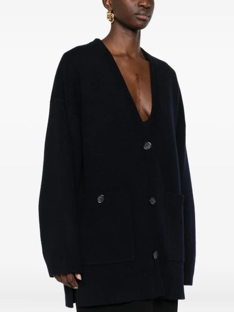 TOTEME V-neck cardigan - Black - zdjęcie produktu nr 2