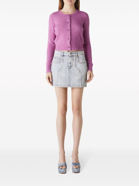 MARANT ÉTOILE Nity cropped cardigan - Purple