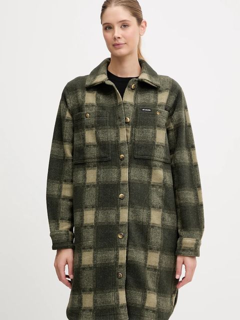 Columbia kurtka koszulowa Wildest Venture kolor zielony przejściowa 2136171 - zdjęcie produktu nr 1