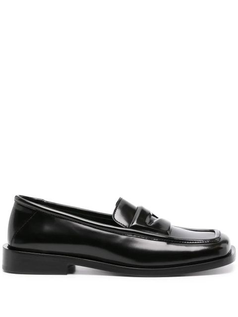 The Attico Amanda leather loafers - Black - zdjęcie produktu nr 1