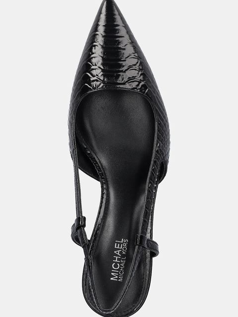 MICHAEL Michael Kors szpilki skórzane Alora kolor czarny 40T5AOMS1L.001
