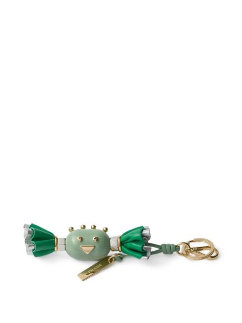 Prada Candy leather keyring - Green - zdjęcie produktu nr 1