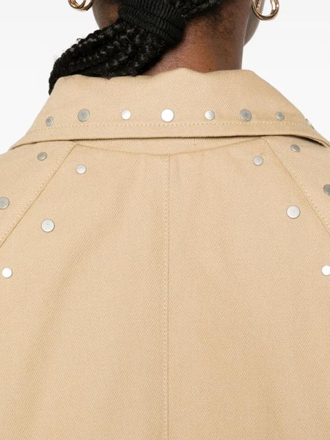 Gimaguas studded coat - Neutrals
