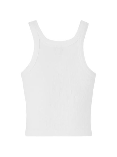 PINKO Bloody Mary ribbed tank top - White