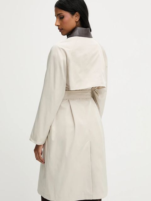 Answear.LAB trencz kolor beżowy