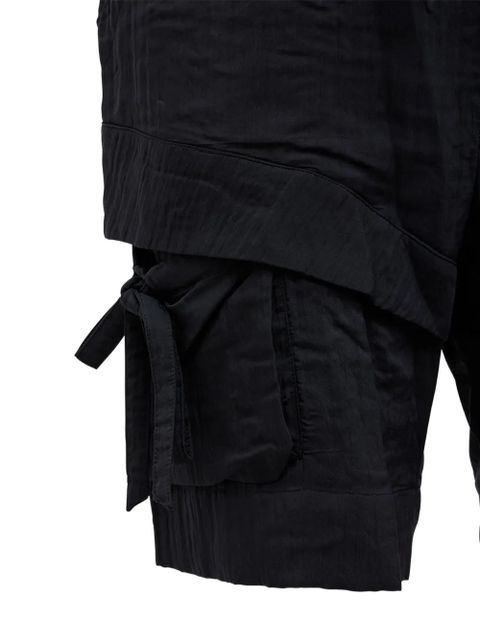 MARANT ÉTOILE Bermia tie-waist pocket shorts - Black