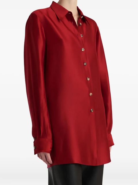 KHAITE buttoned shirt - Red