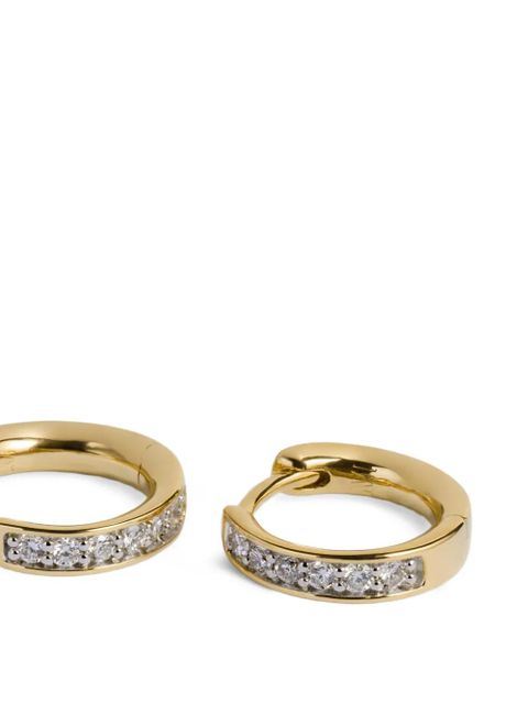 Monica Vinader Essential diamond earrings - Gold