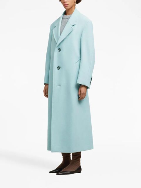 AMI Paris single-breasted coat - Blue