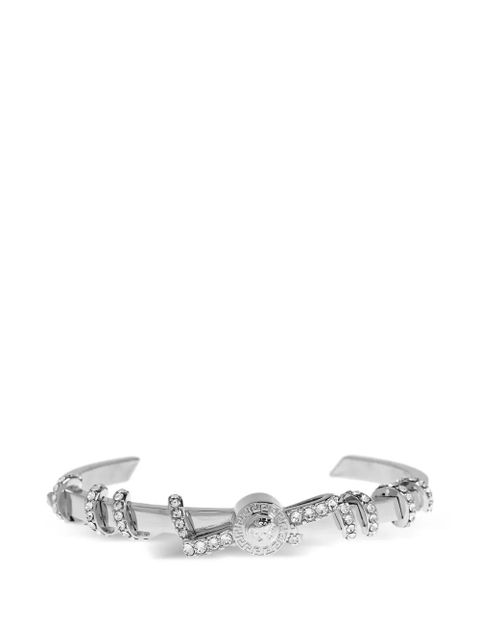 Versace Gianni crystal-embellished bracelet - Silver - zdjęcie produktu nr 1