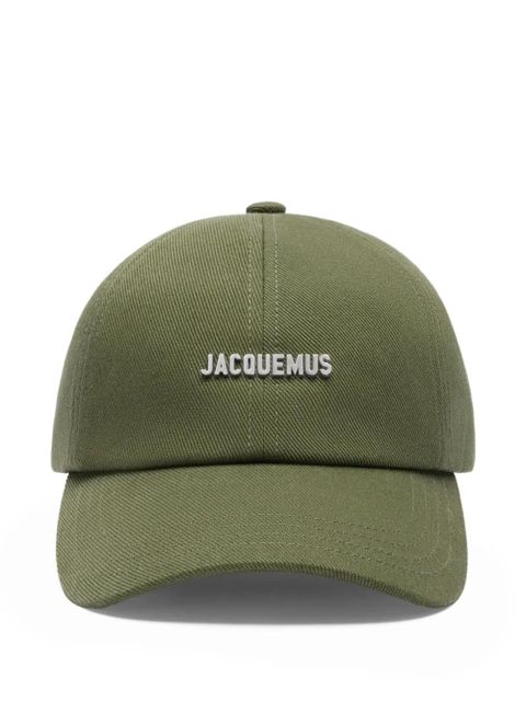 Jacquemus The Gadjo logo-plaque baseball cap - Green