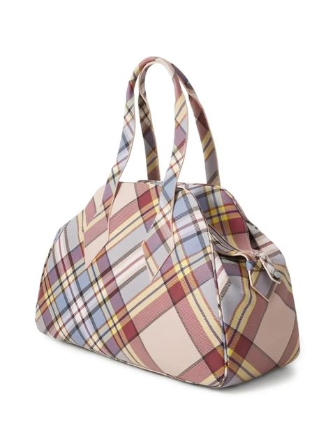 Vivienne Westwood haze check large bag - Neutrals - zdjęcie produktu nr 2