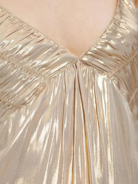 Zadig&Voltaire metallic-effect mini dress - Gold