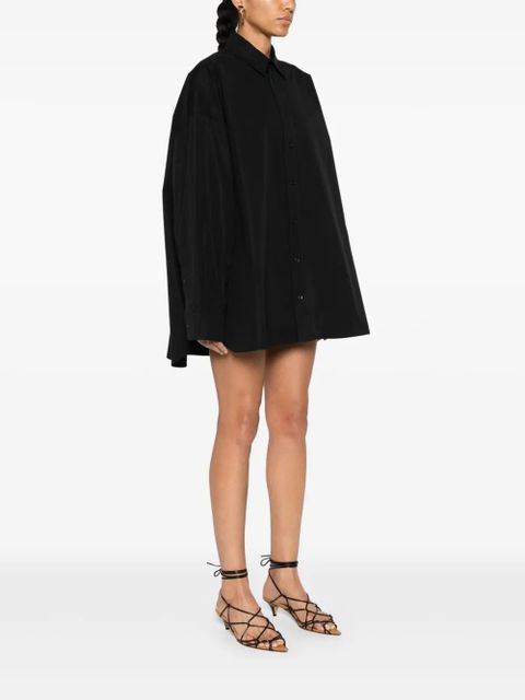 WARDROBE.NYC mini shirt dress - Black