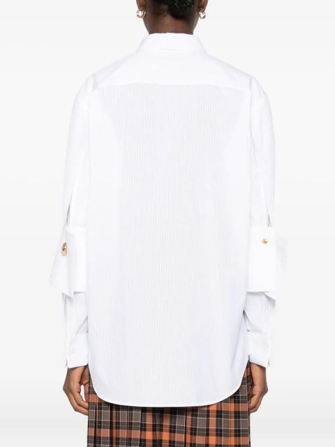 LOEWE long-sleeved cotton shirt - White - zdjęcie produktu nr 2