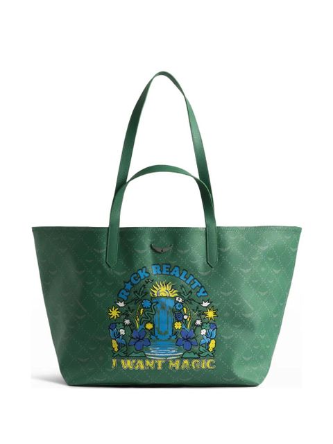 Zadig&Voltaire large monogram tote bag - Green - zdjęcie produktu nr 1