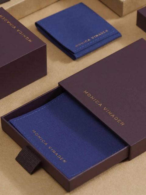 Monica Vinader 18kt yellow gold Signature diamond bangle - zdjęcie produktu nr 2