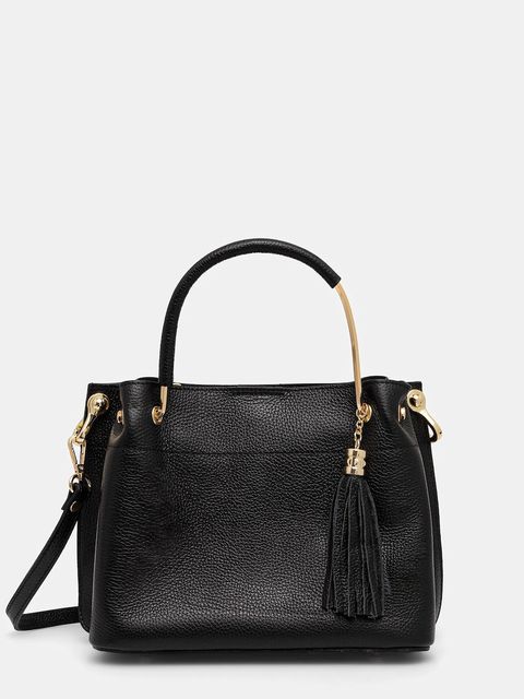 Answear.LAB torebka skórzana kolor czarny - zdjęcie produktu nr 1