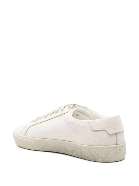 Saint Laurent Court Classic canvas sneakers - Neutrals