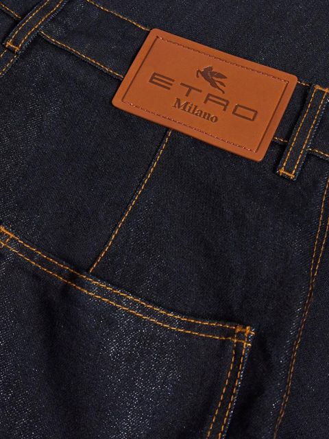 ETRO lurex-detail jeans - Blue - zdjęcie produktu nr 2