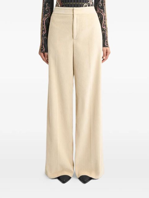 ETRO wide-leg corduroy trousers - Neutrals - zdjęcie produktu nr 2