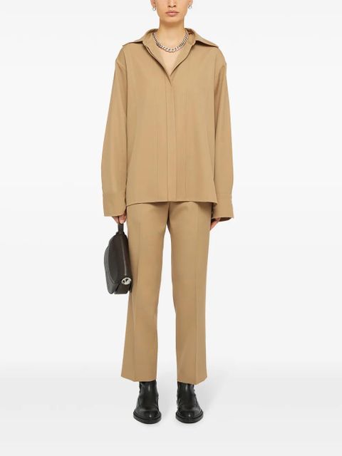 Jil Sander Coin leather crossbody bag - Brown - zdjęcie produktu nr 2