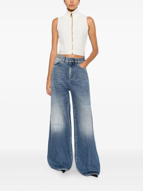 Balmain zip high-neck top - White - zdjęcie produktu nr 2