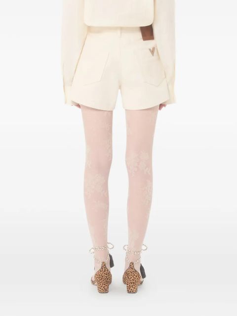 Valentino Garavani VGOLD denim shorts - Neutrals - zdjęcie produktu nr 1
