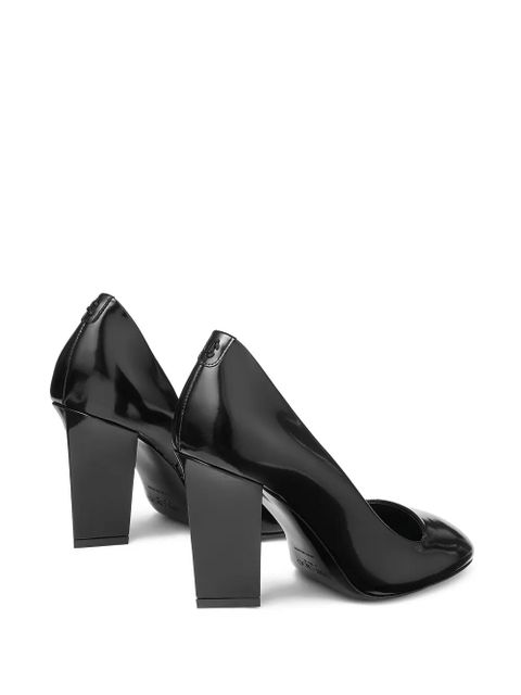 Jimmy Choo 85mm Farren leather pumps - Black
