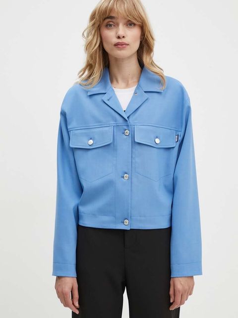 Moschino Jeans kurtka z domieszką wełny - zdjęcie produktu nr 1