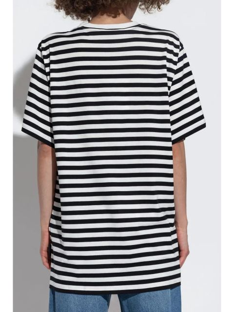Max Mara striped cotton T-shirt - Black