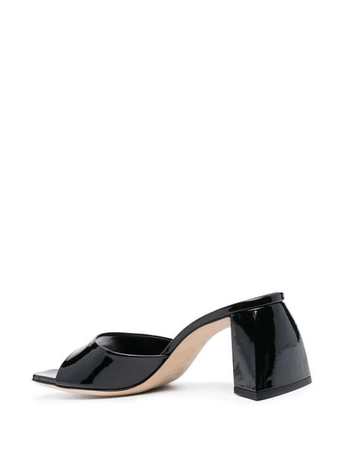 BY FAR 80mm Romy sandals - Black