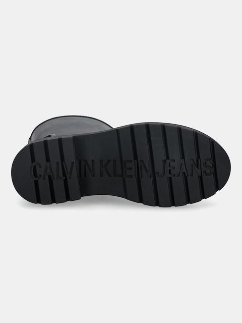 Calvin Klein kalosze MID RAINBOOT RUBBER damskie kolor czarny YW0YW02004