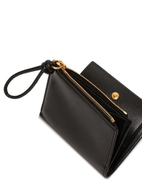 Jil Sander small bi-fold leather purse - Black