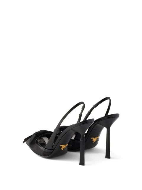 Prada mesh heeled pumps - Black