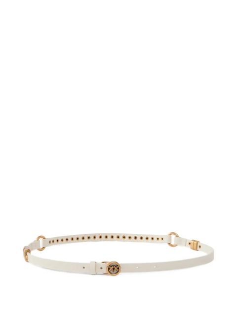 PINKO leather belt - White - zdjęcie produktu nr 1