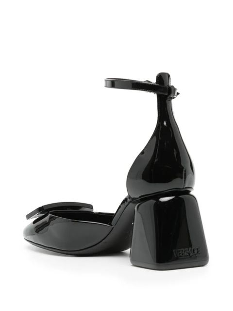 Versace leather 80mm pumps - Black - zdjęcie produktu nr 2