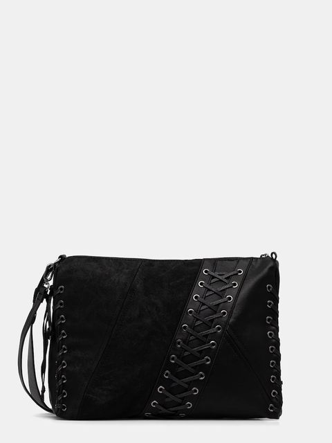 Desigual torebka TANGO BLACK PATCH LEI kolor czarny 25WAXP79 - zdjęcie produktu nr 1