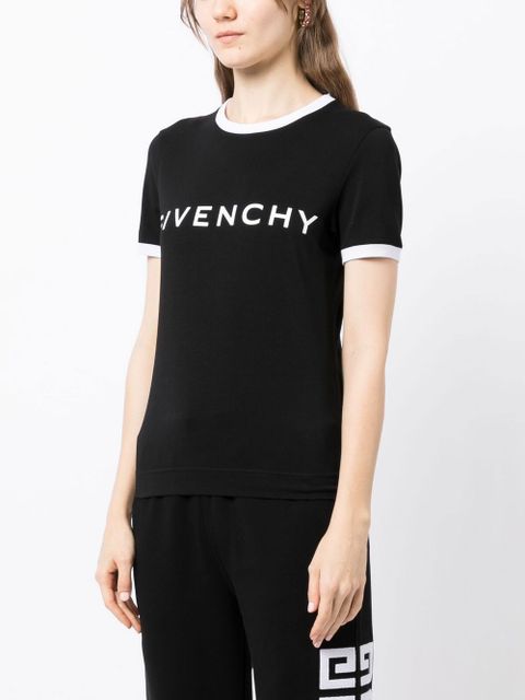 Givenchy logo-print cotton T-Shirt - Black