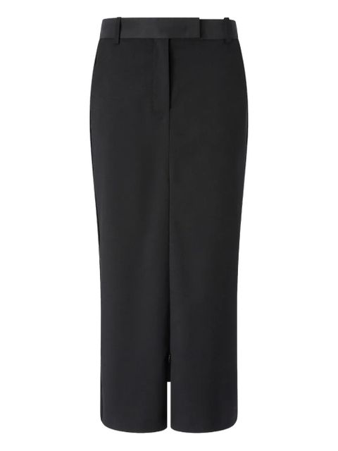 PINKO high-waisted slit midi skirt - Black - zdjęcie produktu nr 1
