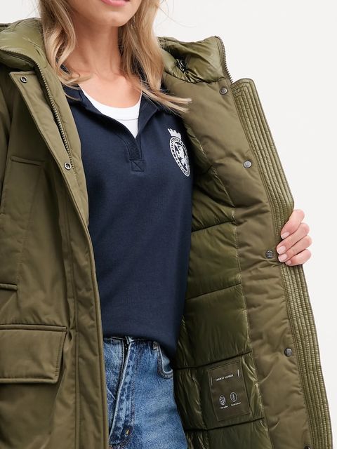 Tommy Hilfiger kurtka kolor zielony zimowa WW0WW46533 - zdjęcie produktu nr 2