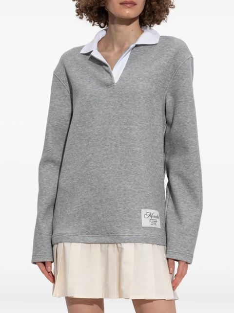 Moncler pleated-panel polo dress - Grey - zdjęcie produktu nr 2