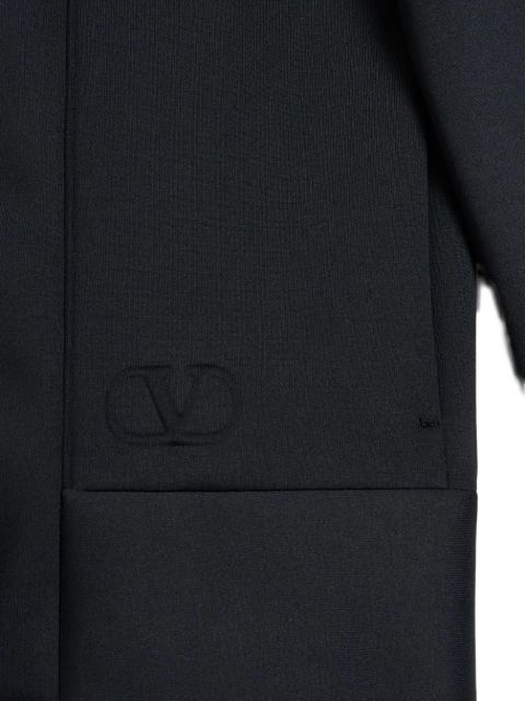 Valentino Garavani VLogo Signature-embossed hoodie - Black