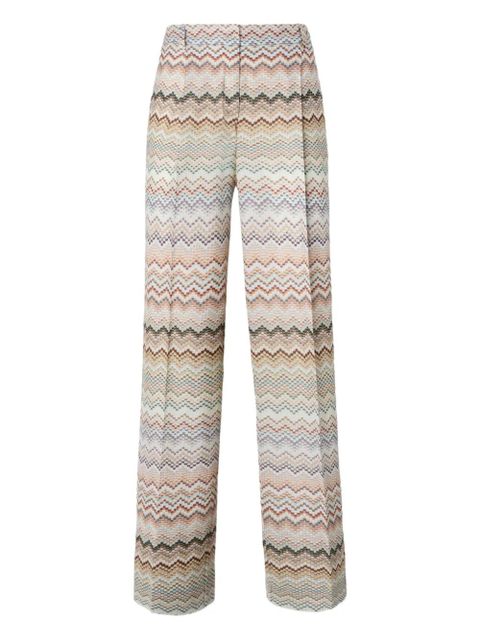 Missoni Zigzag-pattern trousers - Neutrals - zdjęcie produktu nr 1