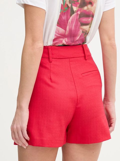 Simona Corsellini spódnicospodnie damskie kolor czerwony gładkie high waist P25CPPG002 - zdjęcie produktu nr 2