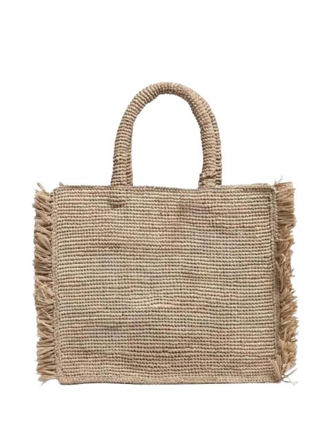 MC2 Saint Barth Colette fringed-edge tote bag - Neutrals - zdjęcie produktu nr 2
