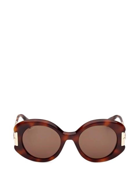 Max Mara Eyewear round-frame sunglasses - Brown - zdjęcie produktu nr 1