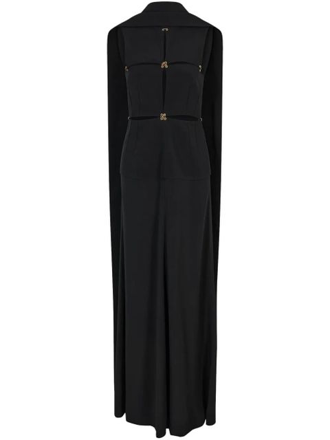 Rabanne cut-out long cape dress - Black - zdjęcie produktu nr 1