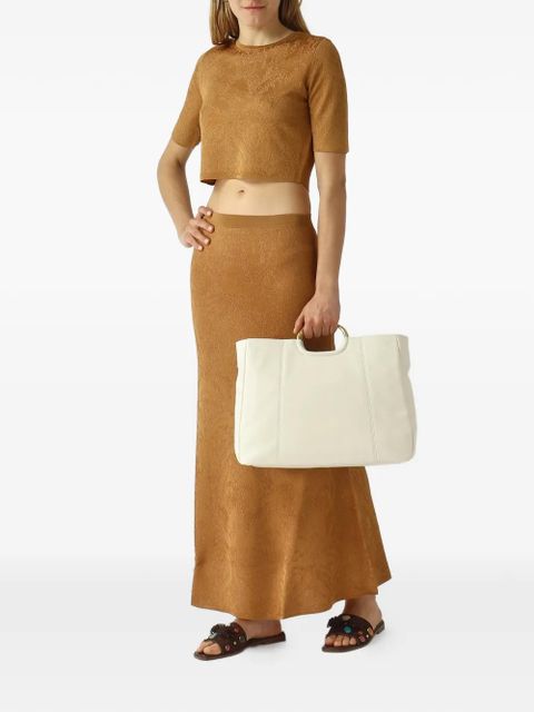 TWINSET floral-jacquard knit skirt - Neutrals - zdjęcie produktu nr 2